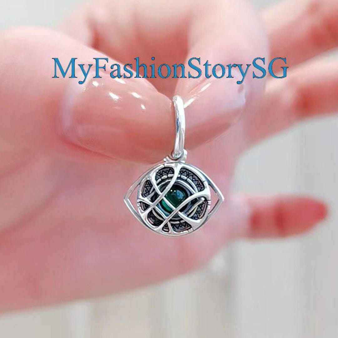 Marvel Doctor Strange Agamotto Eye Dangle Charm Fit Bracelet