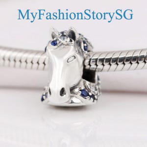 Disney Frozen Nokk Horse Charm Fit Bracelets Necklace Pendant Beads DIY Women Fashion Silver Jewelry Accessories Gift