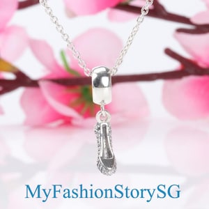 スティレット シルバー ハイヒール ダングル チャーム フィット ブレスレット ネックレス ペンダント DIY レディース ファッション シルバー ジュエリー ビーズ アクセサリー 記念日 ギフト