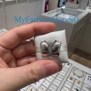 特大バタフライクリップチャームビーズブレスレットネックレスペンダントレディースファッションビーズシルバーDIYジュエリーアクセサリー記念日ギフト