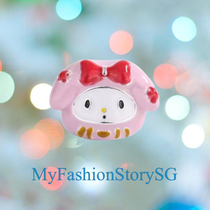 パンドラ チャーム ダルマ Red Daruma Doll Charm