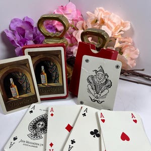 Carte da gioco antiche Dewar's Whisky - Inizio XX secolo - Waddington - Rare