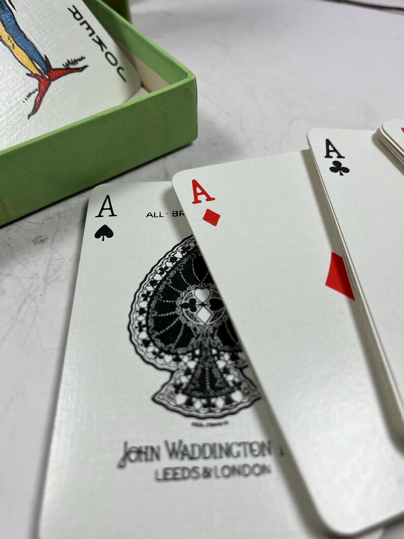 Waddingtons Leeds Vintage Waddingtons Playing Cards – Britain Oast Houses Double Deck - Etsy