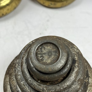 Vintage Imperial Cast Iron Stacking Kitchen Scale Weights – Full Set from 0.5oz to 1lb