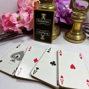 Vintage 1980s St Austell Brewery Playing Cards by Carta Mundi