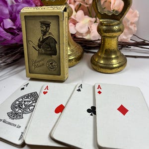 Carte da gioco Vintage Player's Please Navy Cut Cigarette