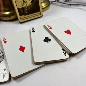 Cartas de baralho Huntsman Ales vintage, Eldridge Pope, baralho de meados do século