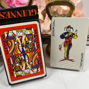 Ende des 20. Jahrhunderts Guinness-Werbespielkarten - versiegeltes Deck