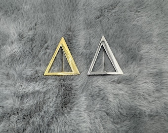 Conjunto de alfinetes Delta Sigma Theta: alfinetes com letras gregas em prata e ouro