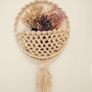 macrame wall decoration