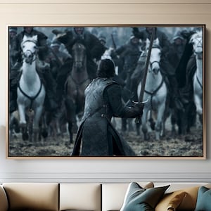 Jon Snow, Tela Famosa, Arte Moderna, Arte da Moda, Pôster Abstrato, Pôster GOT, Arte de Jon Snow,