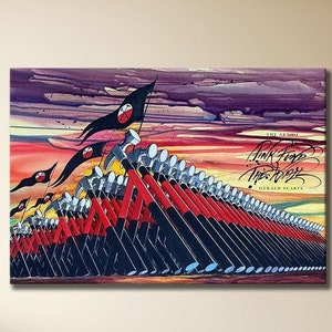 Impresión de lienzo de la película The Wall Hammers de Pink Floyd, póster artístico para regalo, decoración del hogar
