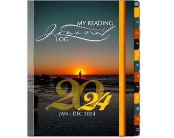 Digital Reading Journal | JAN - DEC 2024 | Digital Journal Book Tracker | Reading | Homeschool Reading  Planner | Leisure Reading Log