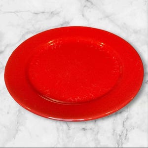 Waechtersbach Cranberry Red Bowls & Salad Plates | Set of 6 | Mixed Condition