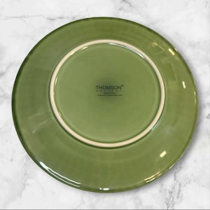 Thomson Pottery Maison Green Dinner Plates | Set of 4 | Gently Used