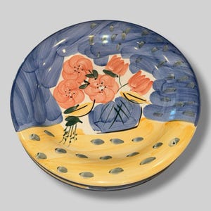 Gibson handbemalte florale Speiseteller 10,5 Zoll 4er-Set | Sanft Gebraucht