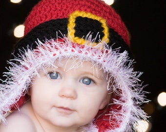 CROCHET HAT PATTERN Santa Ski Beanie Adults and Kids