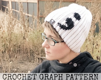 CROCHET GRAPH - Semicolon Color Grid for Crochet or Knit Beanies