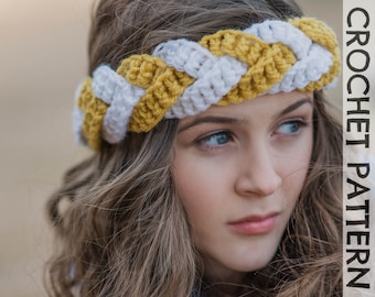 CROCHET PATTERN - Outfitters Braided Headband