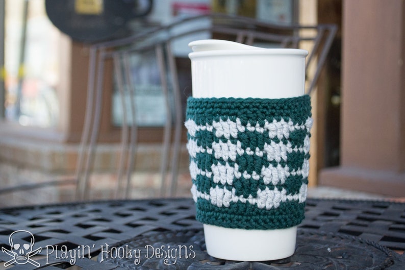 CROCHET PATTERN Sierra Coffee Cozy image 2