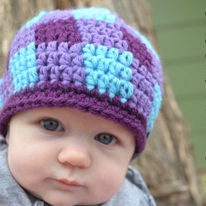 CROCHET HAT PATTERN Bonnet Vichy Enfant & Bébé