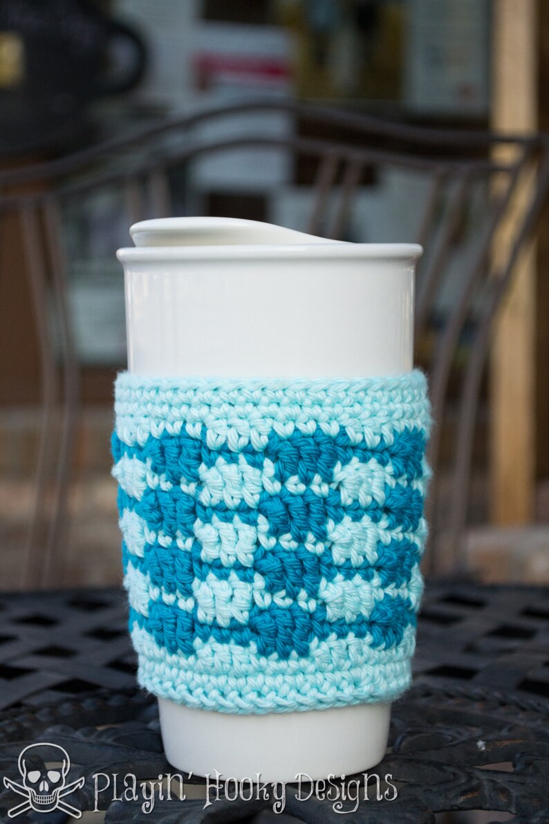 CROCHET PATTERN Sierra Coffee Cozy image 3