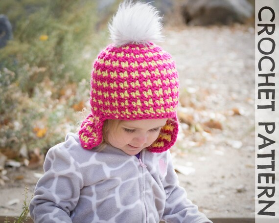 Free Houndstooth Beanie Crochet Pattern