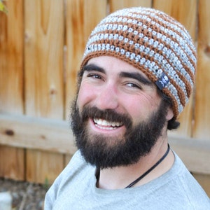 CROCHET HAT PATTERN Shockwave Beanie - Adult Size