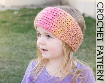 CROCHET PATTERN - Snow Plow Tunisian Headwrap