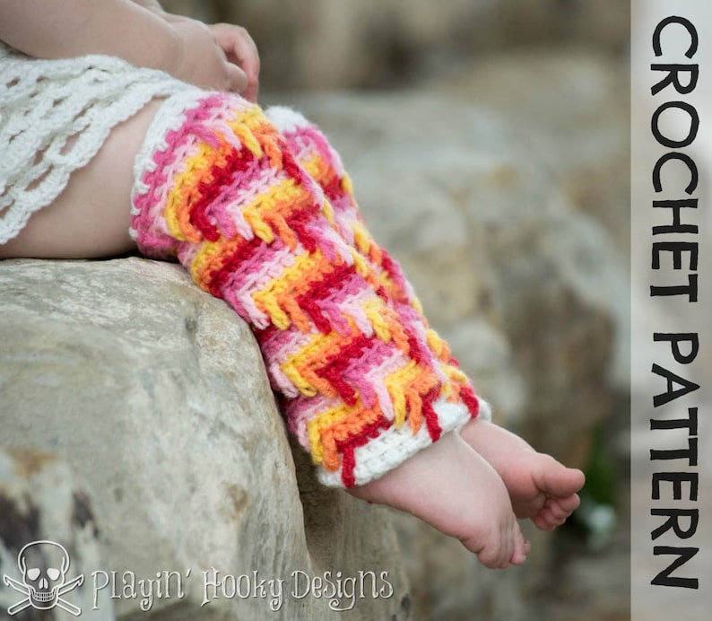 CROCHET PATTERN Offshore Baby & Toddler Leggings image 1