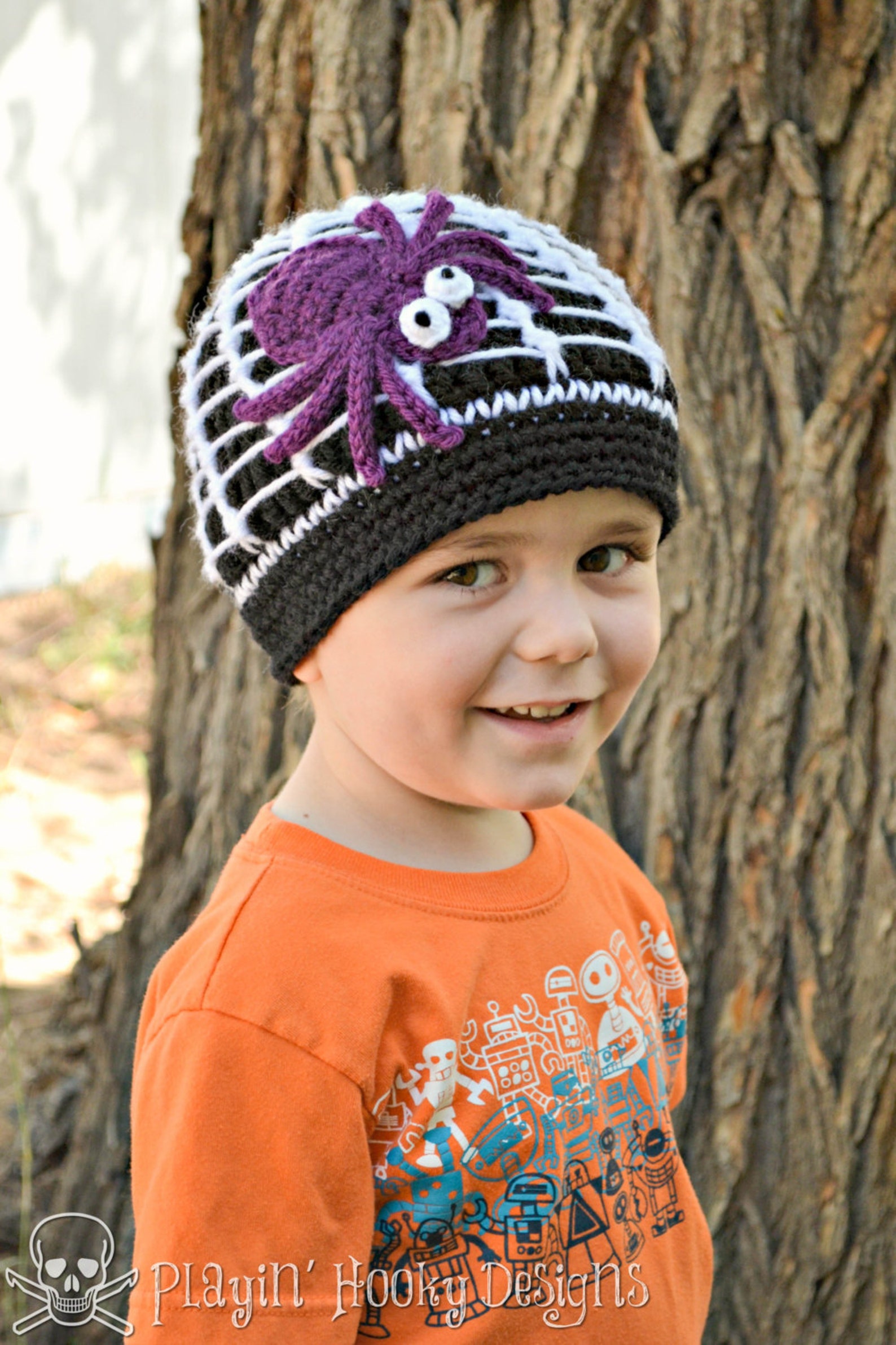 CROCHET PATTERN - Along Came a Spider Beanie - Etsy