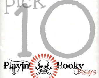 Pick any 10 Playin' Hooky Crochet Patterns