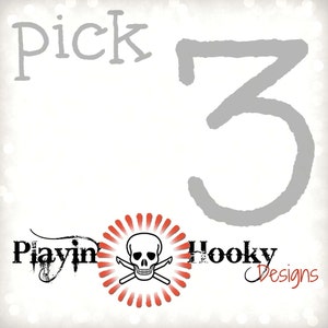 Pick 3 Playin&#39; Hooky Crochet Patterns