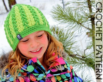 CROCHET PATTERN - Braided Beanie