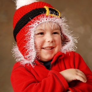 CROCHET HAT PATTERN Santa Ski Beanie Adults and Kids image 3