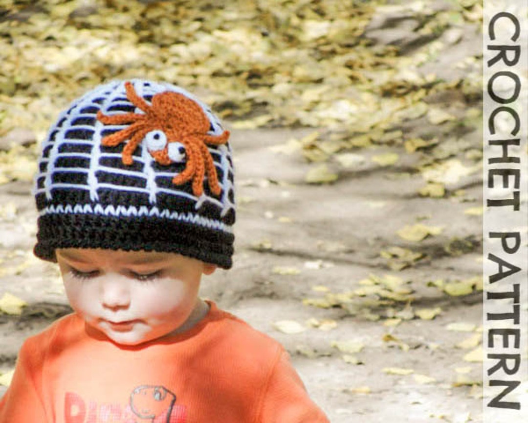 CROCHET PATTERN - Along Came a Spider Beanie - Etsy