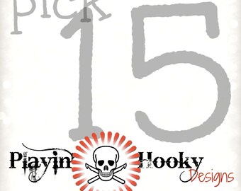 Pick any 15 Playin' Hooky Crochet Patterns