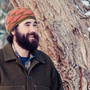CROCHET HAT PATTERN Adult&#39;s Shell Shock Beanie