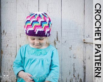 HÄKELMUSTER - Hochsee Beanie - Kindergröße