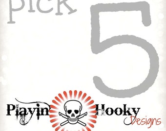 Pick 5 Playin' Hooky Crochet Patterns