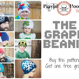 CROCHET PATTERN The Graph Beanie - Base Hat Pattern & Tutorial