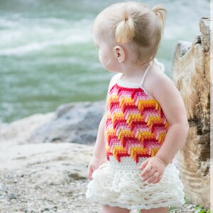 CROCHET PATTERN - Offshore Dress & Cami