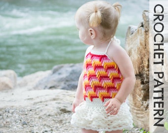 CROCHET PATTERN - Offshore Dress & Cami