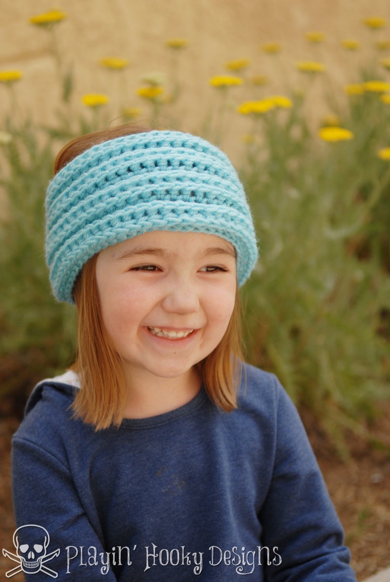 CROCHET HEADBAND PATTERN Ridgeline Headband image 2