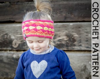 CROCHET PATTERN - Mogul Mountain Headband - Kids to Adults