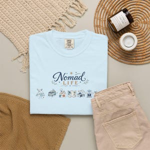 Nomad Life Shirt, Digital Nomad Tee, Remote Work Shirt, Work From Anywhere, Van Life Shirt, Travel Tee, RV Life Shirt, Laptop Lifestyle image 19