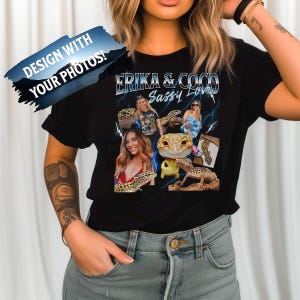 Customize your own Bootleg Tee, Retro Custom Bootleg Rap Tee, Customize your photos, Vintage Graphic 90&#39;s Tee, Rap Graffiti nineties shirt