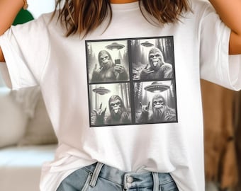 Camiseta divertida de Pie Grande con colores cómodos, camiseta para fotomatón, camiseta humorística de Pie Grande, regalo para amantes de la naturaleza, camiseta divertida de Pie Grande, Pie Grande