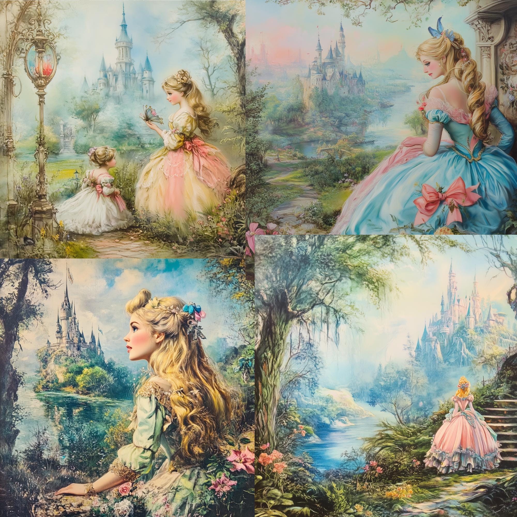 Vintage Princess 8.5x11 in Images Paper Pack Junk Journal Bundle JPG - Etsy