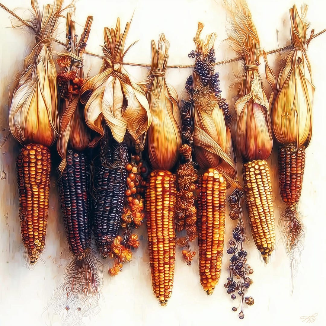 Fall Corn Stalks, Autumn Images (digital Download) - Etsy